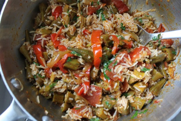 This is so filling that it makes an excellent one pot meal. Serve with a salad. Good to go.