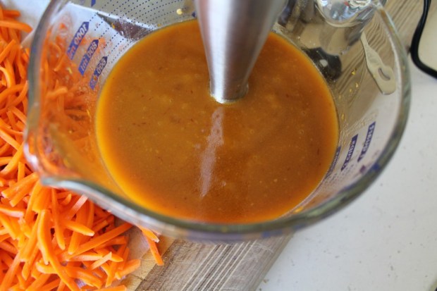 I added 2 T of dark sesame oil to the dressing recipe.